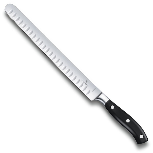 Swiss Army Brands 2024 Victorinox Kitchen Grande Maitre, 10In Granton Slcr, Pom Handles, Forged Steel, Parer Gift Box VIC-7.7223.26G - main